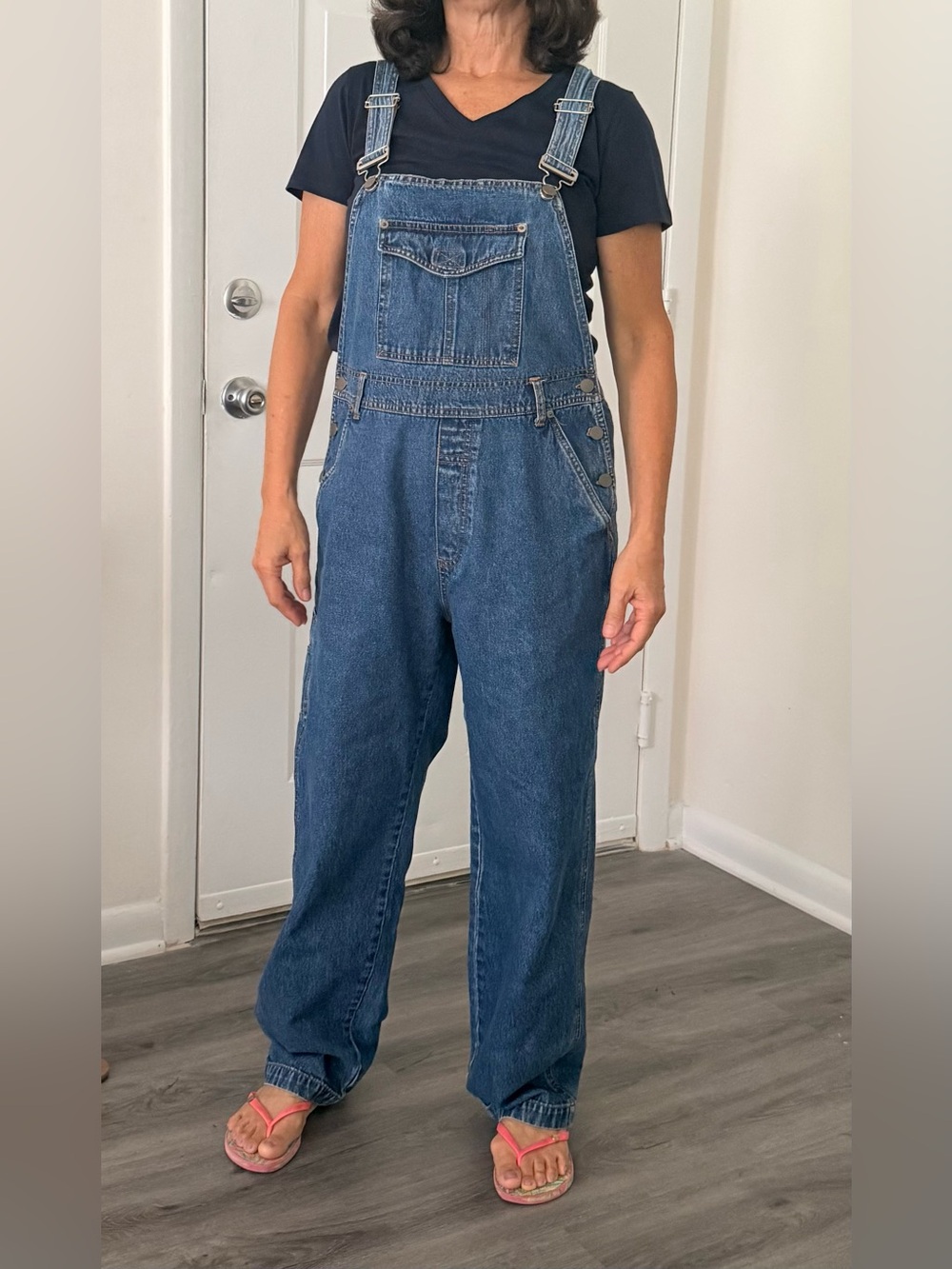 bill blass Blue Denim Overalls Jumpsuit